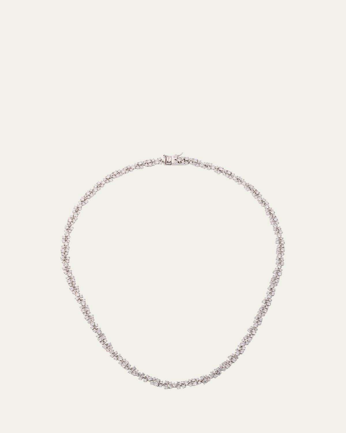 Shashi Kalista Pave Tennis Necklace