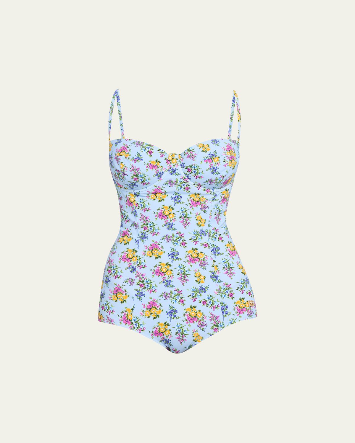 Dolce & Gabbana Floral Balconette One-Piece Swimsuit | Thumbnail 5 Dolce & Gabbana Floral Balconette One-Piece Swimsuit | Thumbnail 5