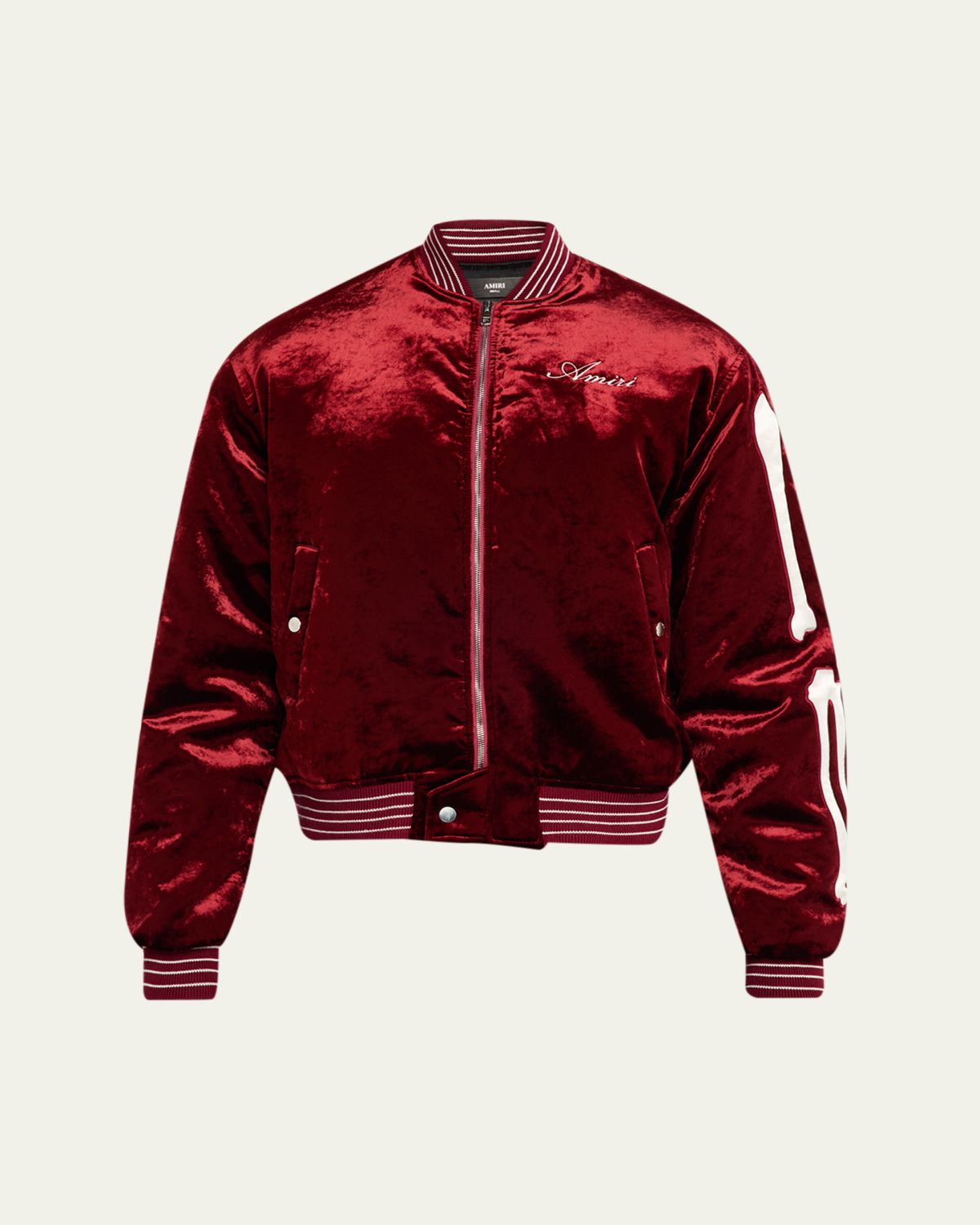 Amiri Bones atin Bomber Jacket