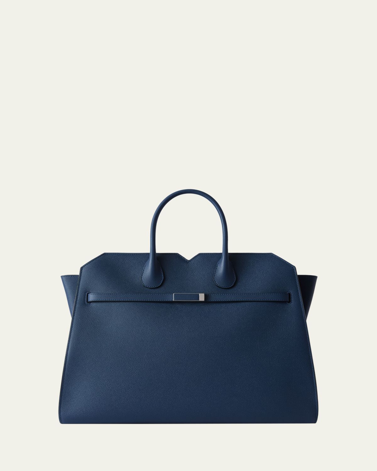 Valextra Men's Milano Large Millepunte Calfskin Top-Handle Bag