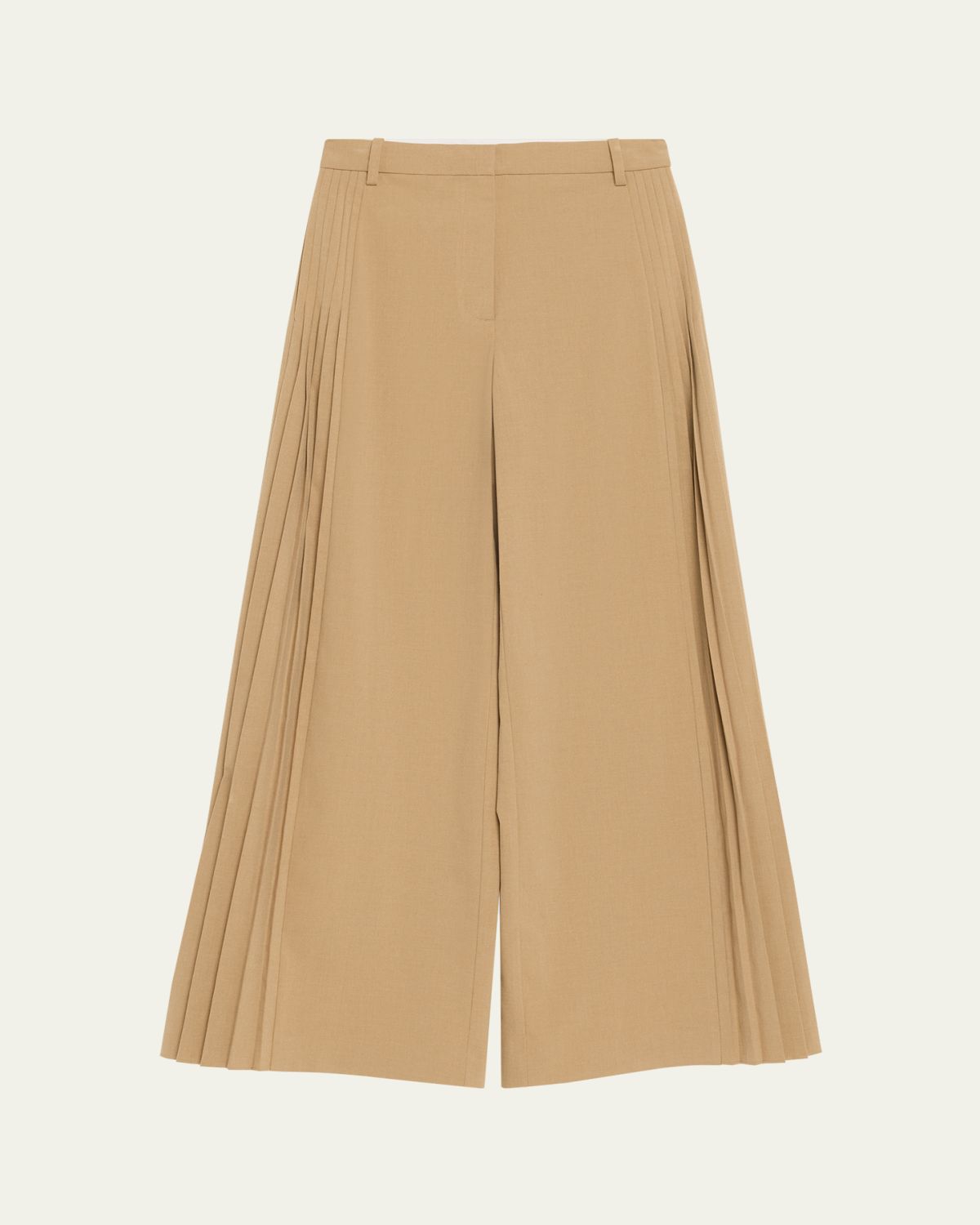 SIMKHAI Romy Pleated Wide-Leg Pants