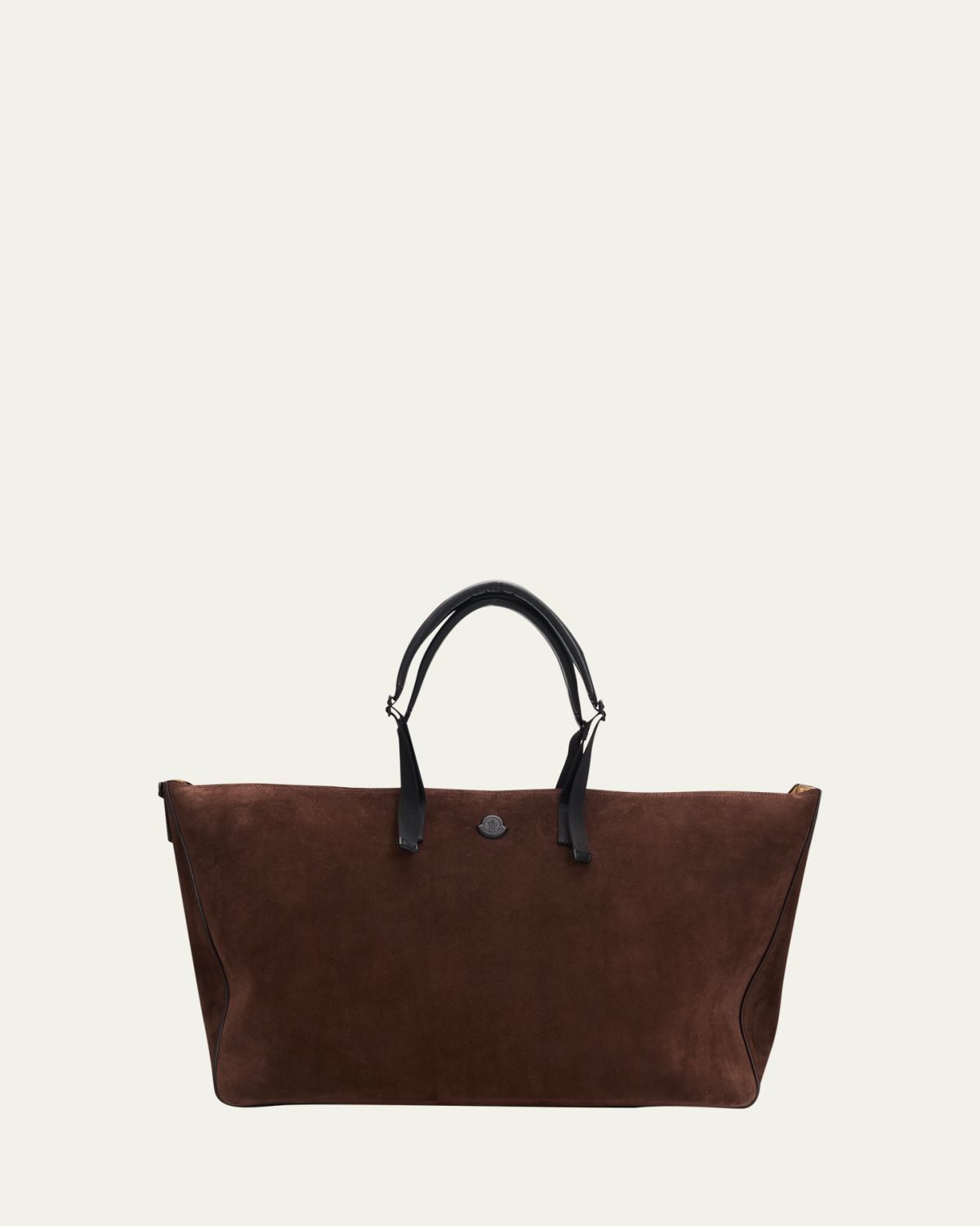 Moncler Men 's Carlo Suede Leather-Trim Weekender Duffel Bag