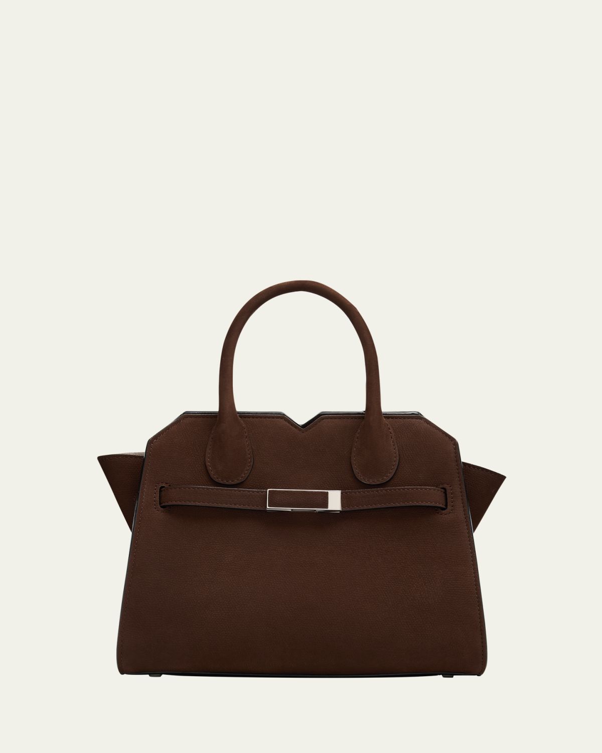 Valextra Milano Mini Millepunte Nubuck Top-Handle Bag | Thumbnail 6 Valextra Milano Mini Millepunte Nubuck Top-Handle Bag | Thumbnail 6