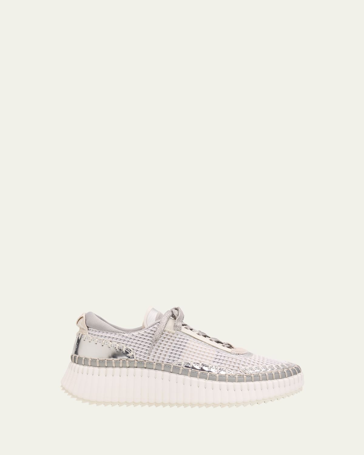 Chloe Nama Mesh Stitch Walking Sneakers