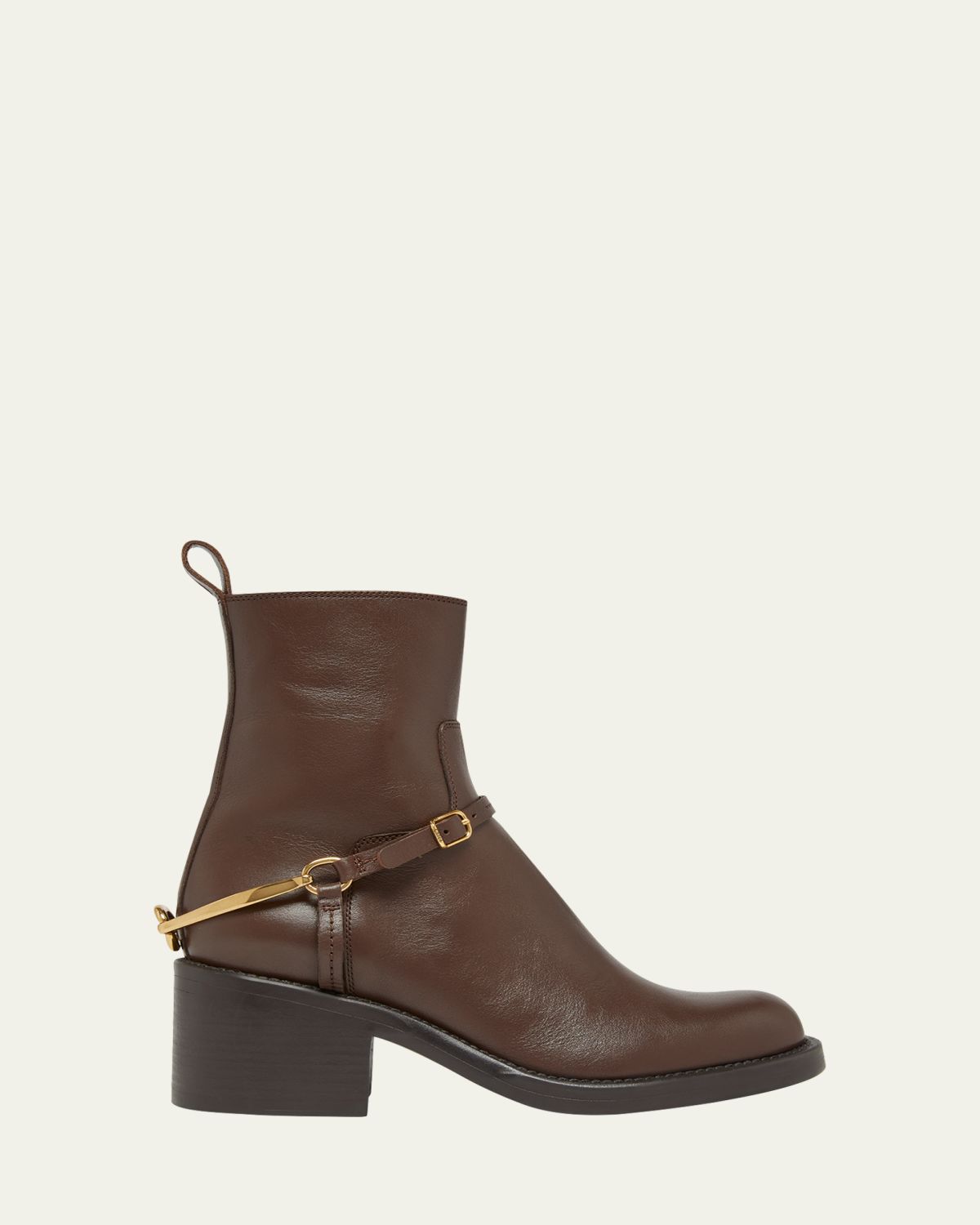 Chloe Dakota Leather Ankle Boots