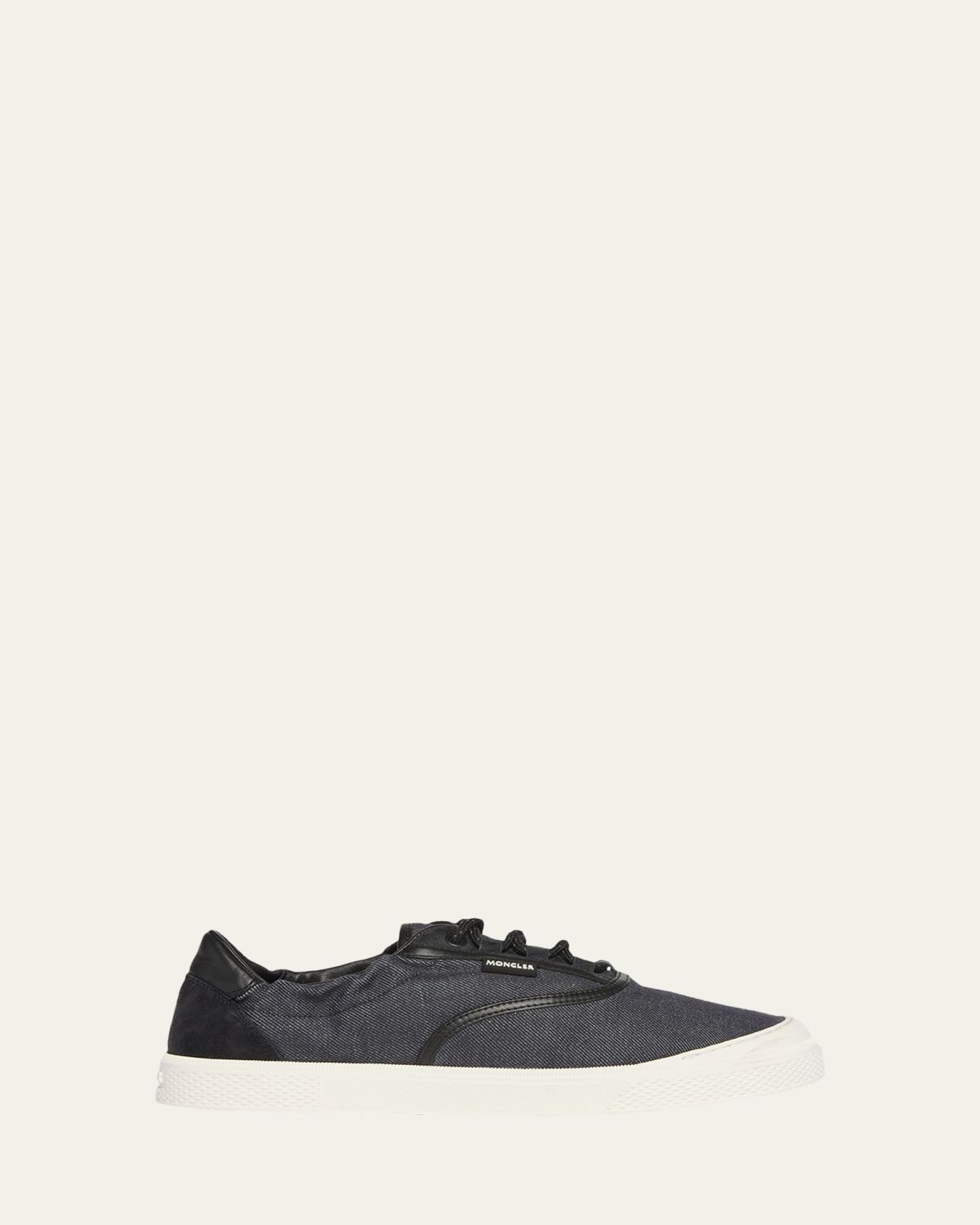 Moncler Men's Vera Leisure Denim Low-Top Sneakers