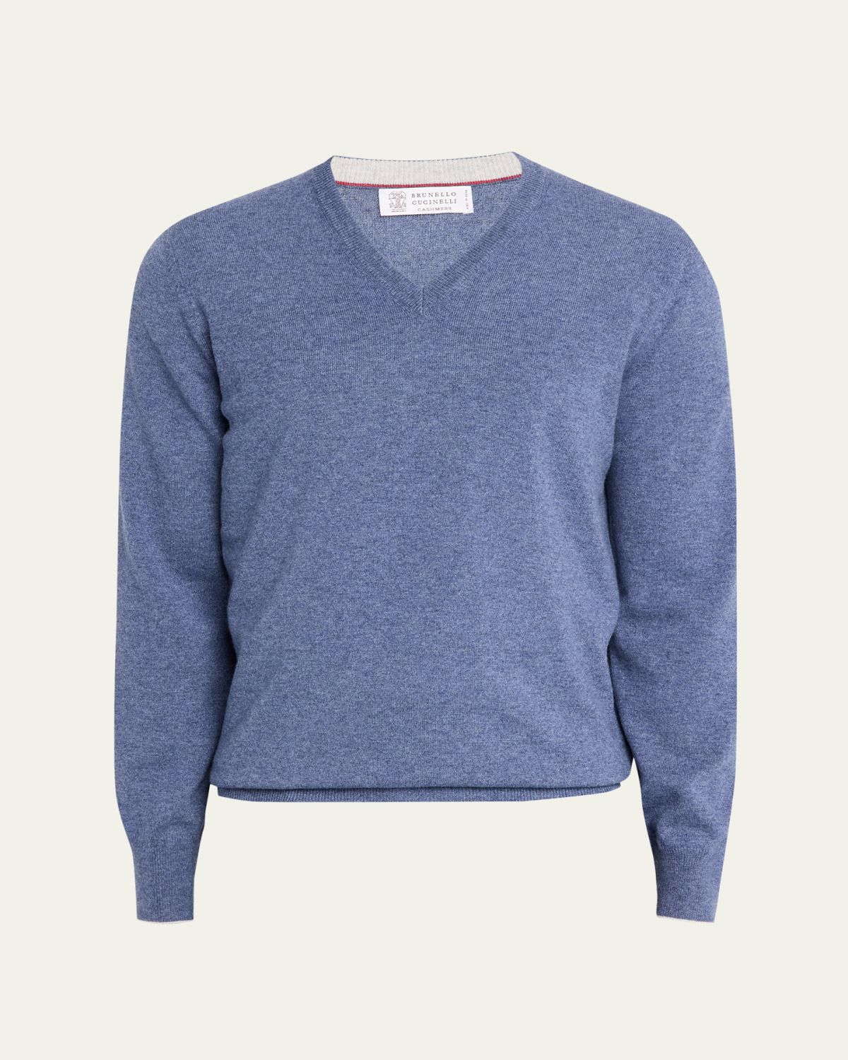 Brunello Cucinelli Men 's Cashmere Knit V-Neck Sweater