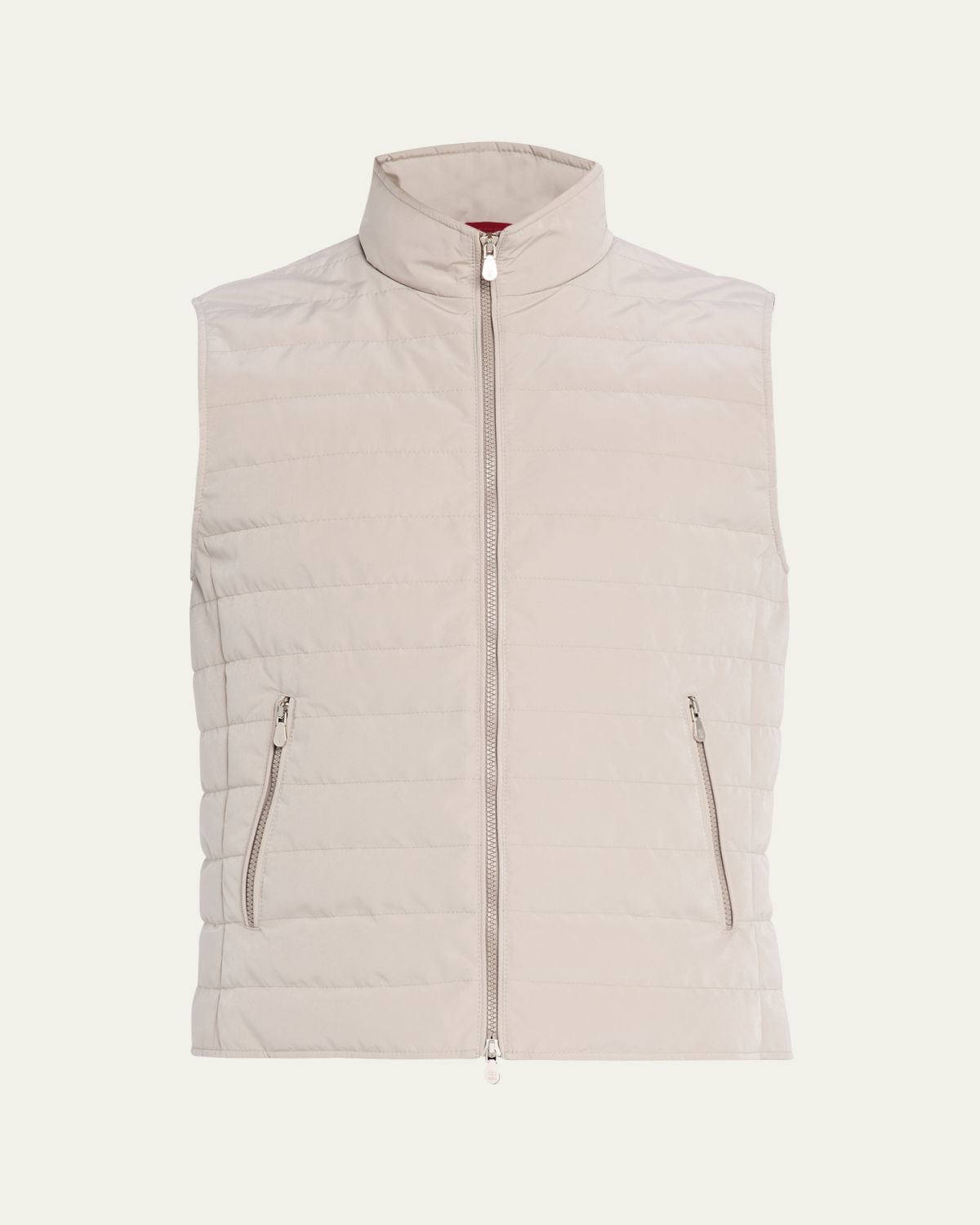 Brunello Cucinelli Men 's Bonded Nylon Down Vest