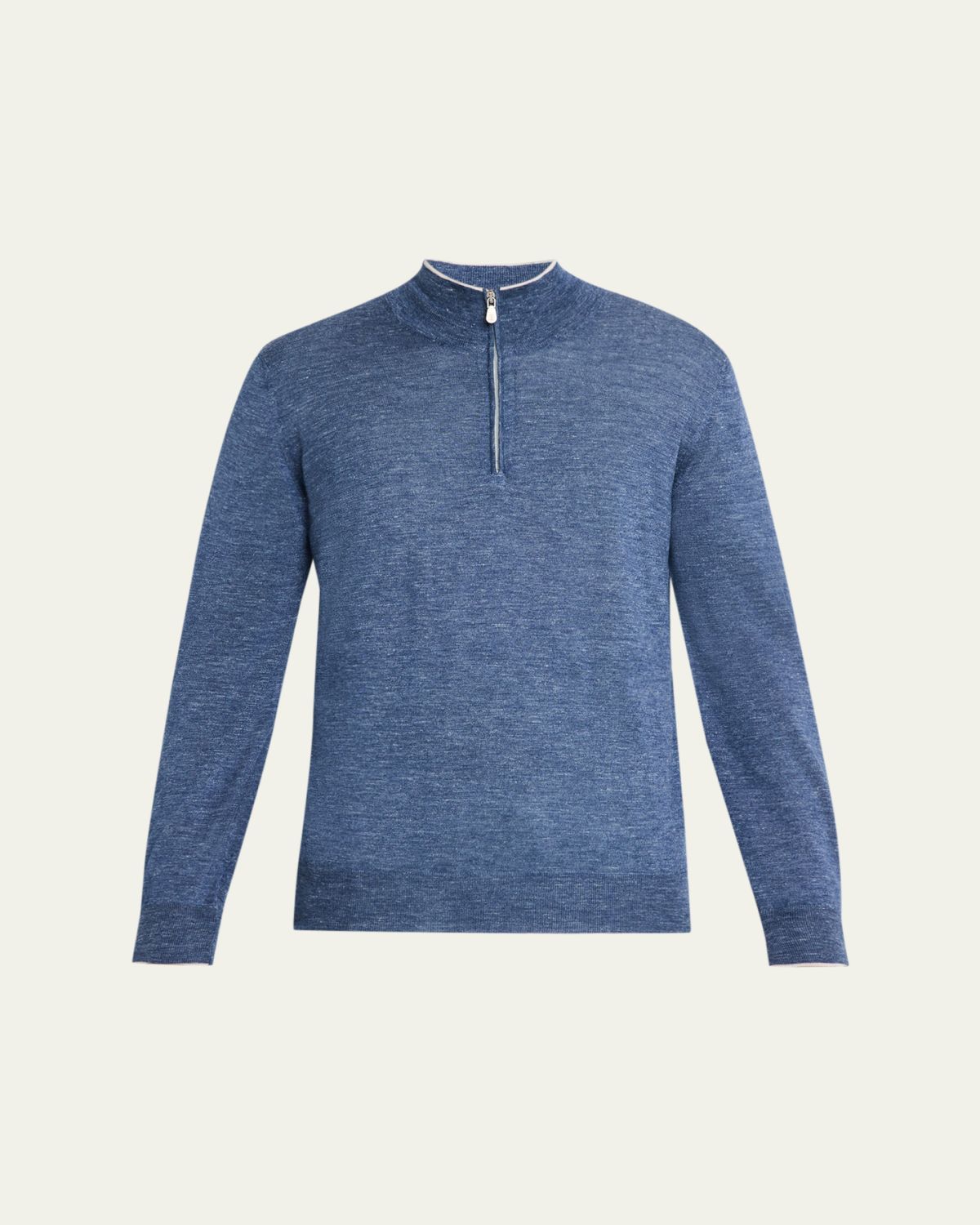Brunello Cucinelli Men 's Cashmere Knit Quarter-Zip Sweater