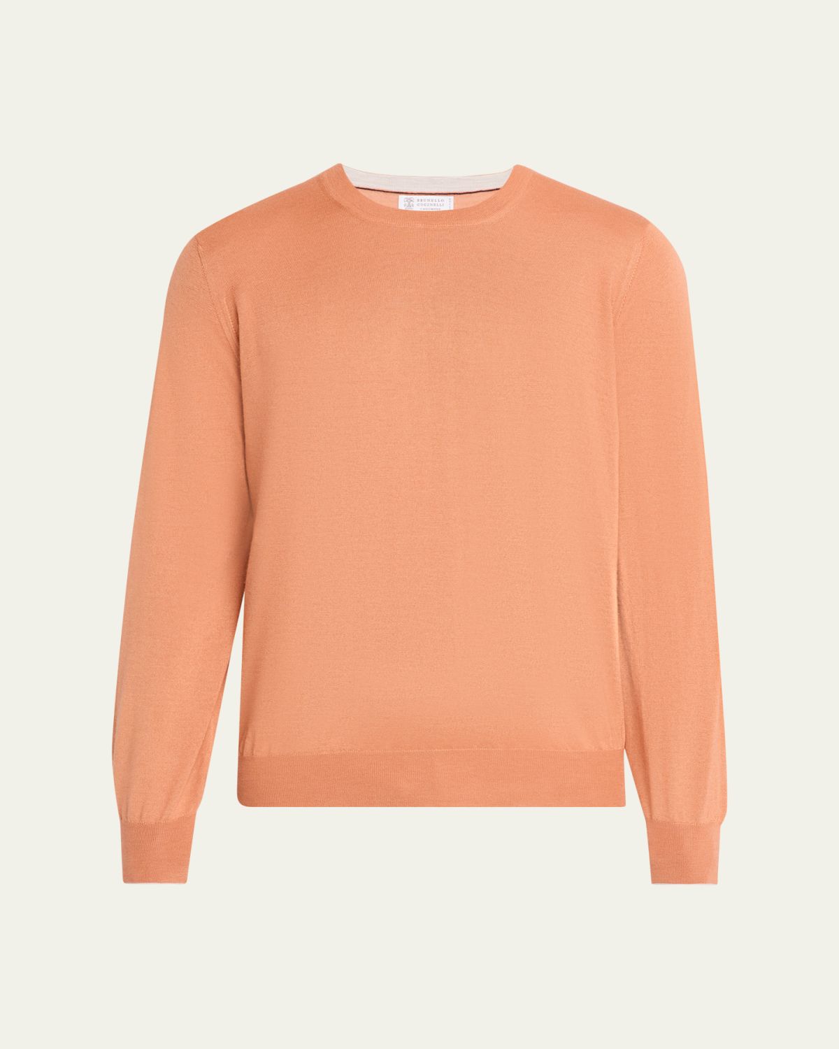 Brunello Cucinelli Men's Cashmere Knit Crewneck Sweater | Thumbnail 10
