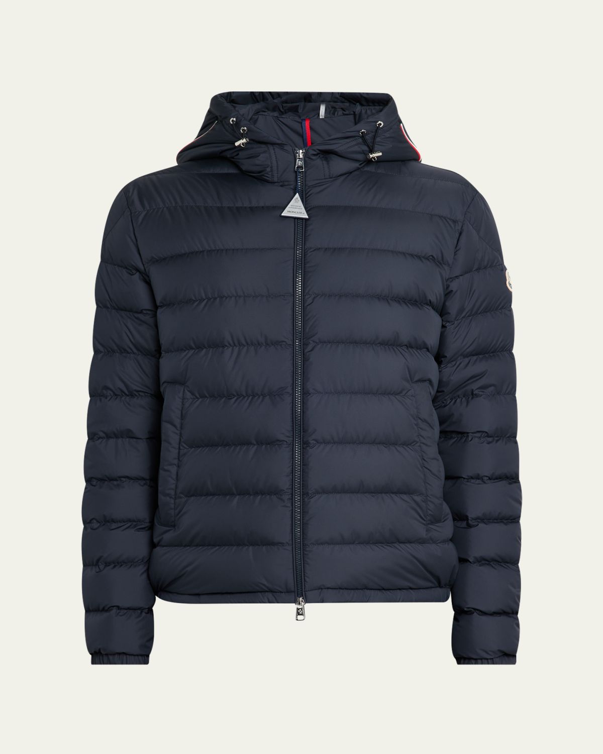 Moncler Men 's Quilted Full-Zip Hooded Jacket