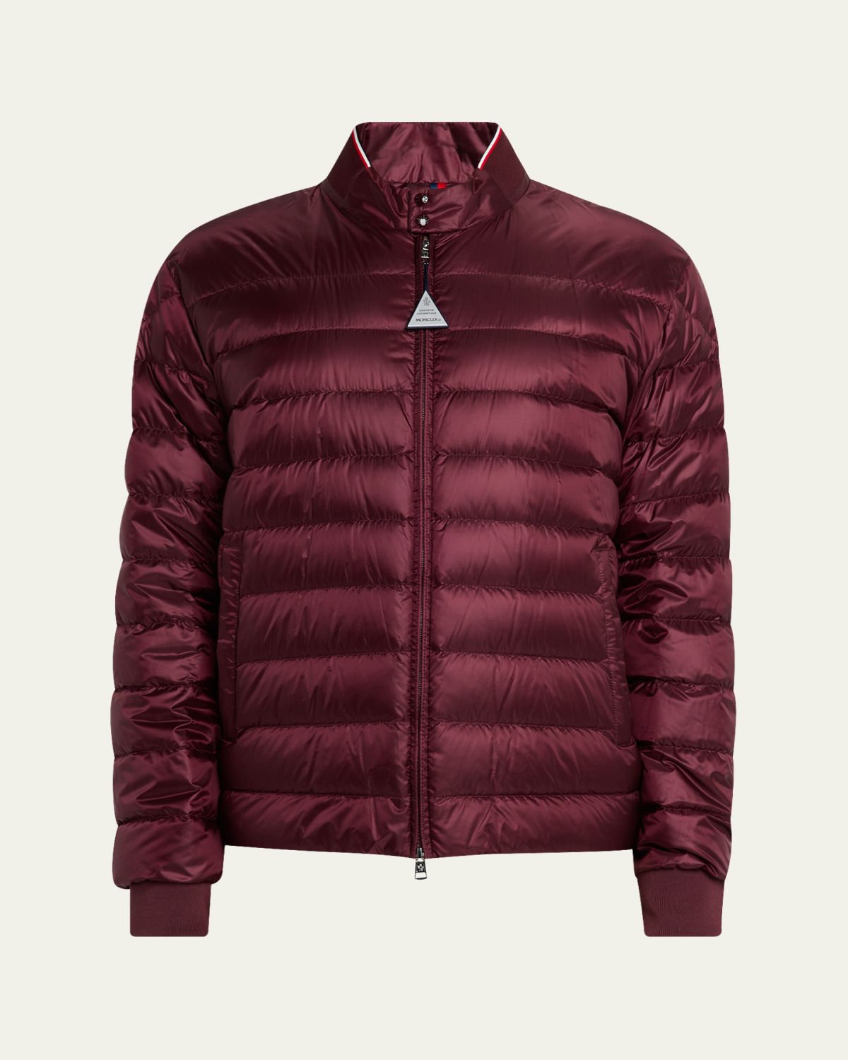 Moncler Men's Quilted Nylon Short Down Jacket | Thumbnail 6 Moncler Men's Quilted Nylon Short Down Jacket | Thumbnail 6