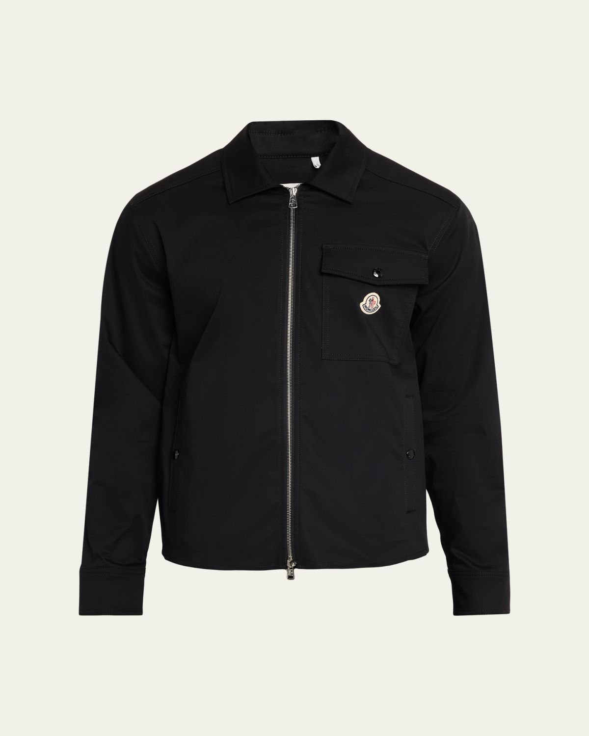 Moncler Men 's Cotton-Blend Gabardine Shirt Jacket
