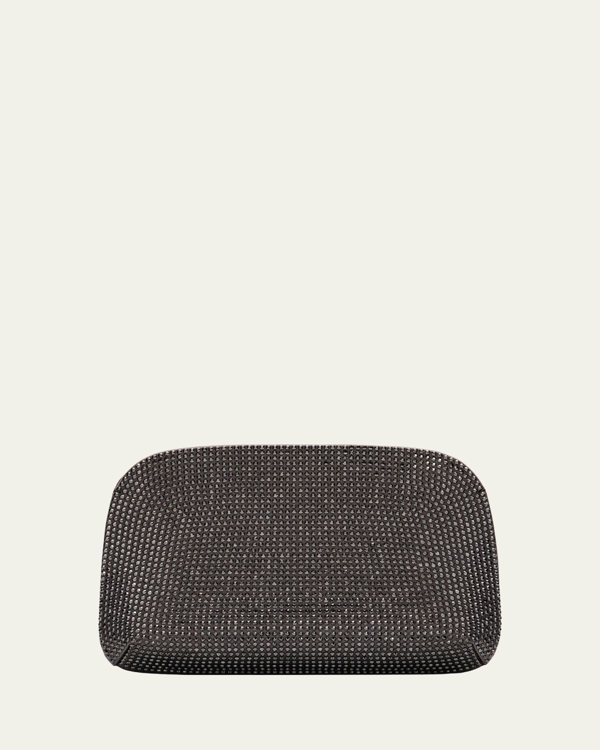 Giorgio Armani Crystal Satin Clutch Bag
