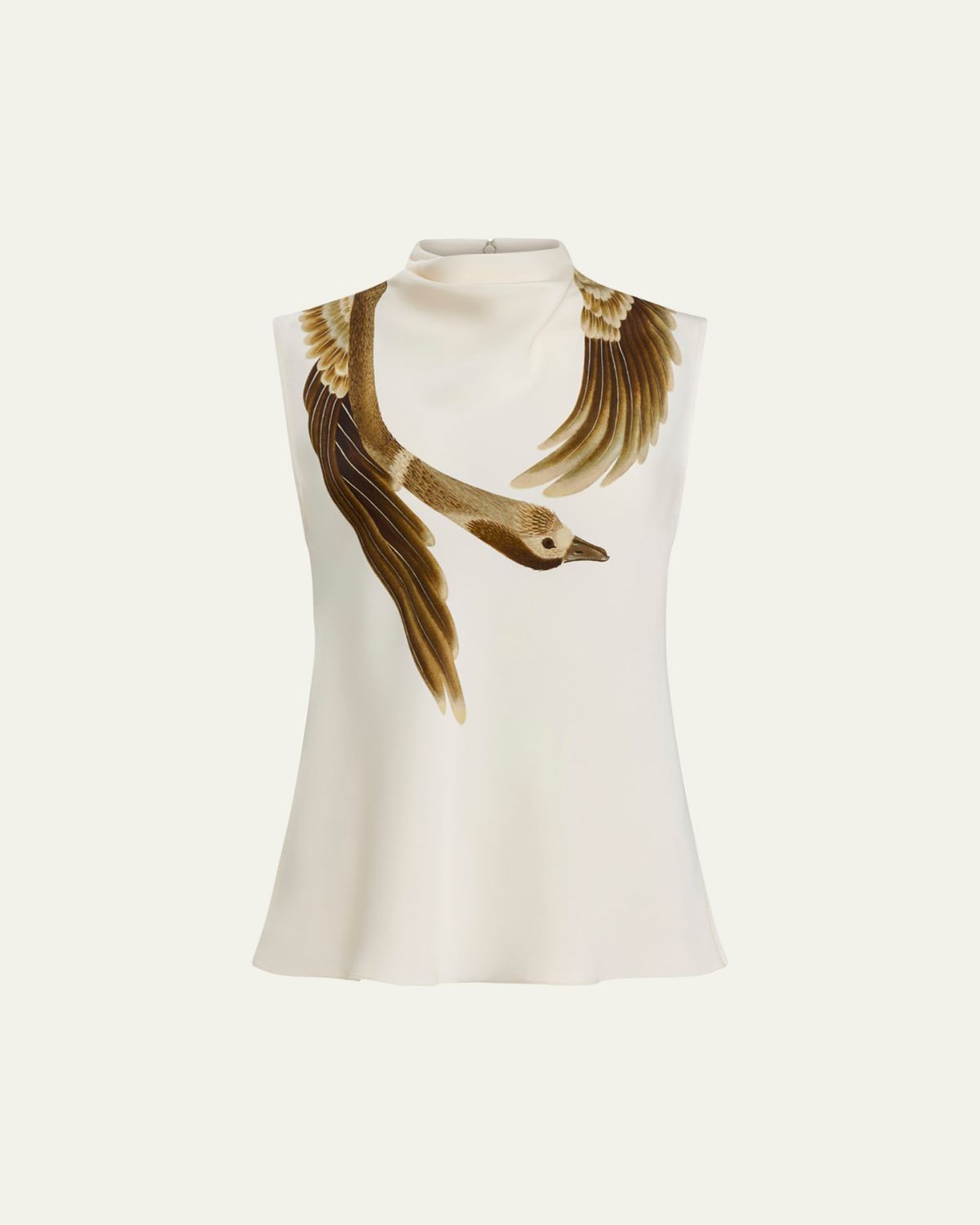 Altuzarra Arlie Draped Mock-Neck Top