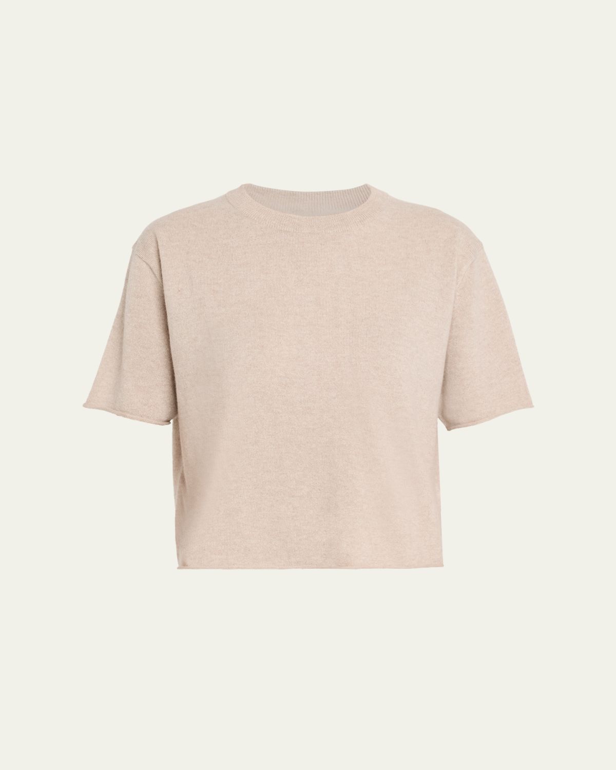 Lisa Yang Cila Short-Sleeve Cashmere T-Shirt