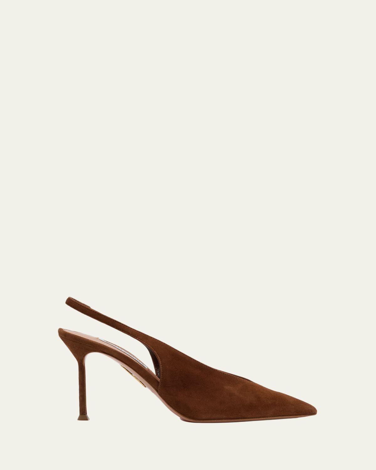 Aquazzura 85mm Voltaire Suede Slingback Pumps