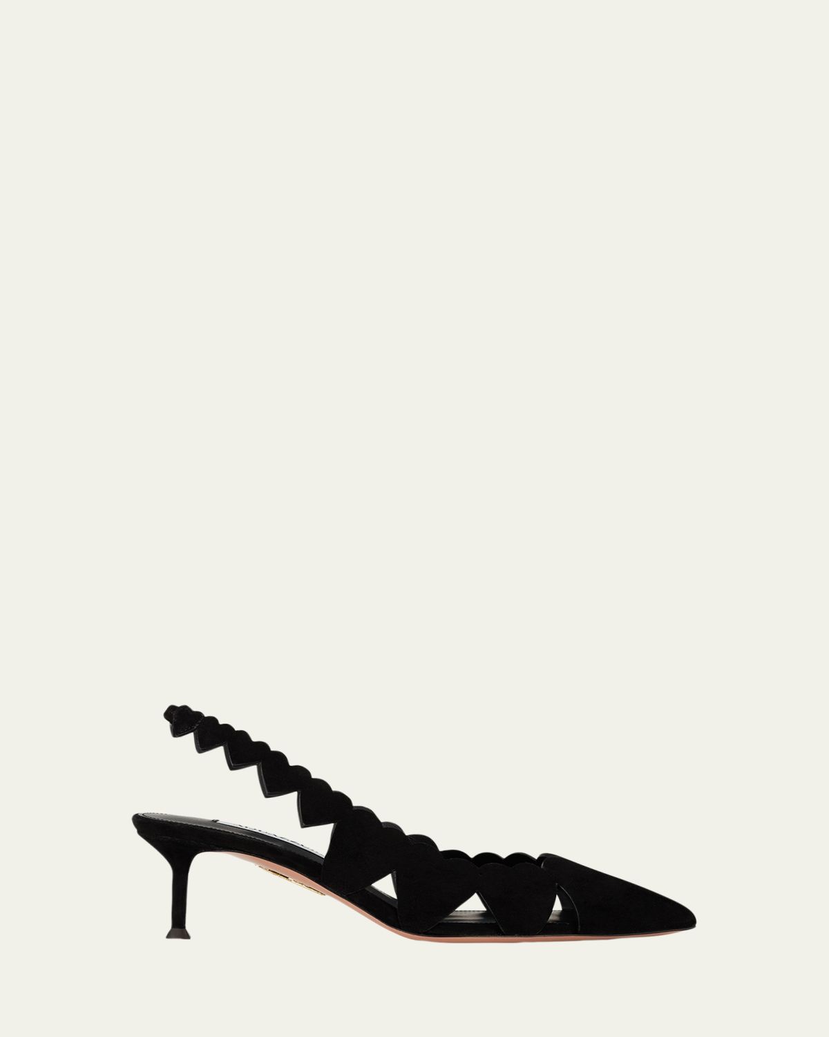 Aquazzura Amourose Maxi Sling 50mm Slingback Pumps