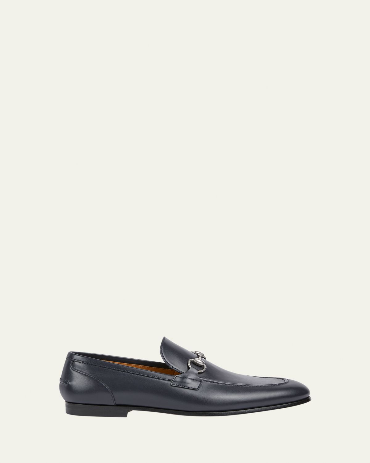 Gucci Men 's Jordaan Moccasin Leather Bit Loafers