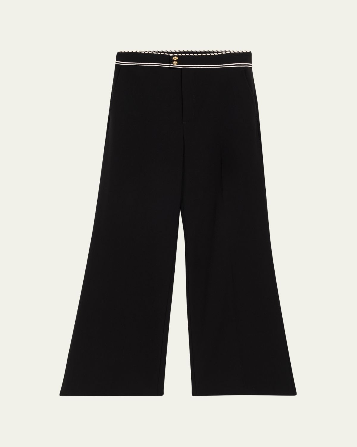 FRAME The Prim Slim Palazzo Trousers