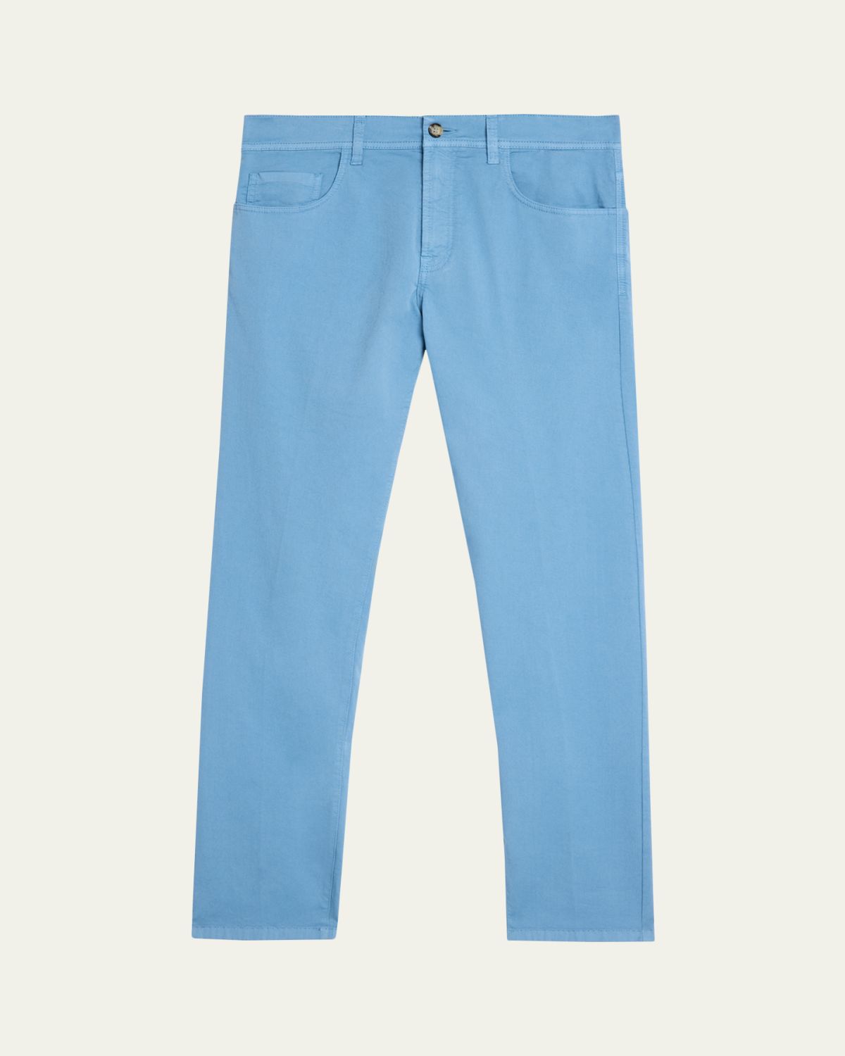 Cesare Attolini Men's Cotton Slim Straight-Leg Five-Pocket Pants | Thumbnail 10 Cesare Attolini Men's Cotton Slim Straight-Leg Five-Pocket Pants | Thumbnail 10