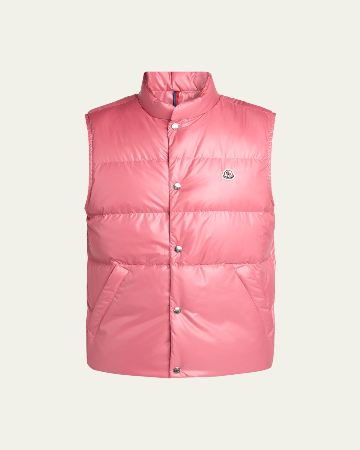 Moncler Men's Restigo Snap-Front Quilted Vest | Thumbnail 5 Moncler Men's Restigo Snap-Front Quilted Vest | Thumbnail 5