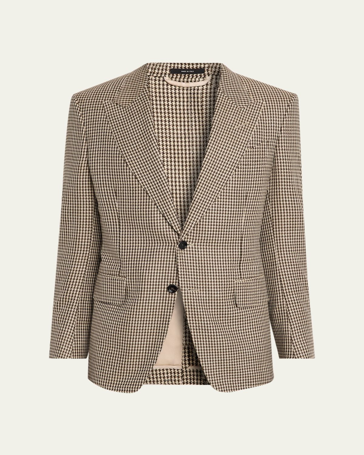 TOM FORD Men 's Shelton Pied de Poule Single-Breasted Sport Coat