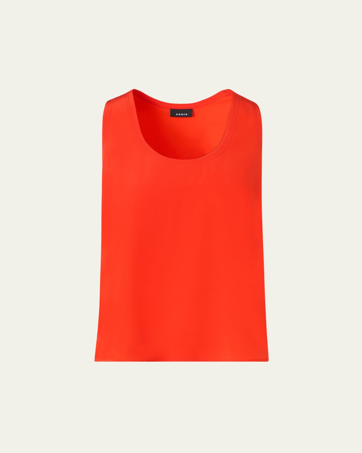 Akris Silk Scoop-Neck Tank Top