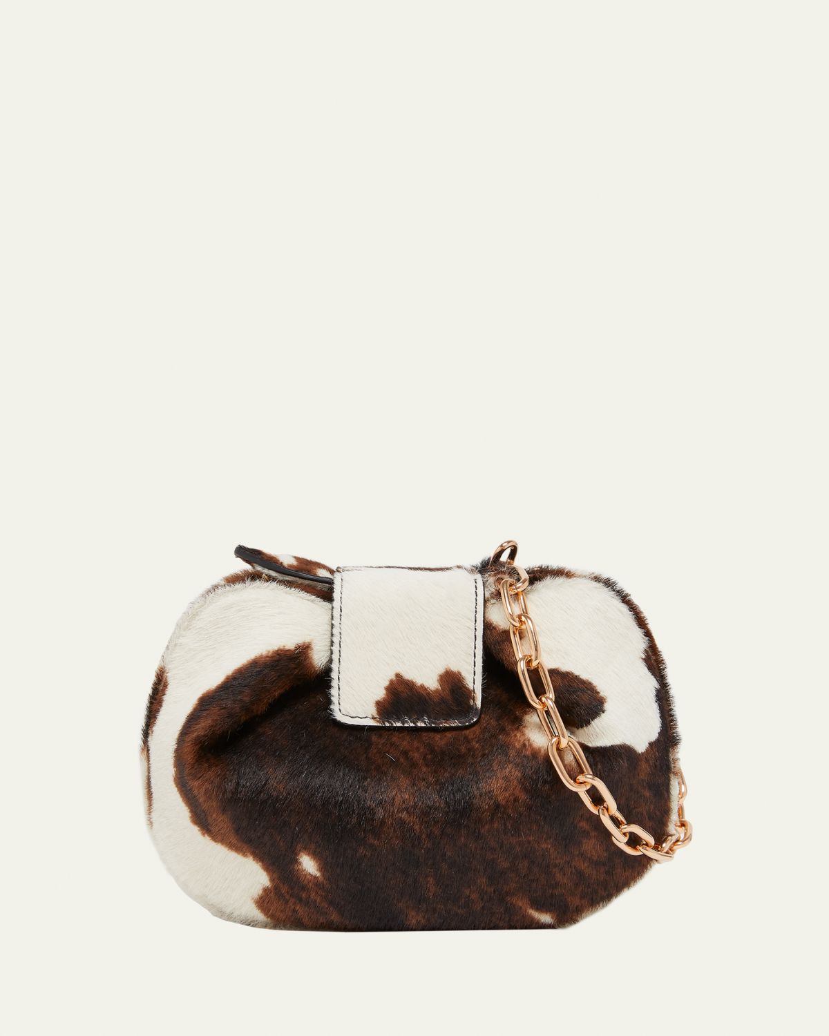 Gabriela Hearst Pony Hair Demi Clutch Bag with Chain