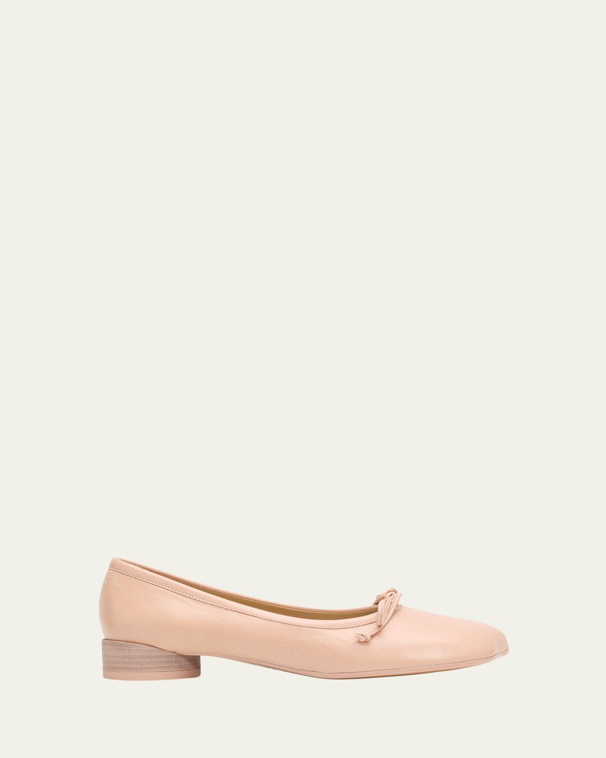 MM6 Maison Margiela Anatomic Leather Ballerina Pumps