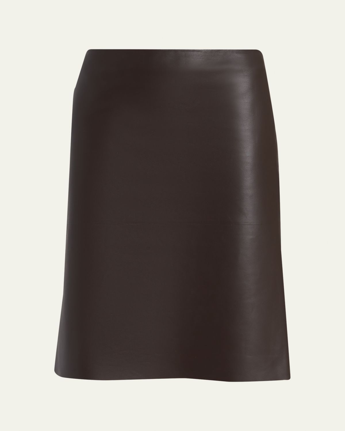 Ferragamo Nappa Leather Pencil Skirt