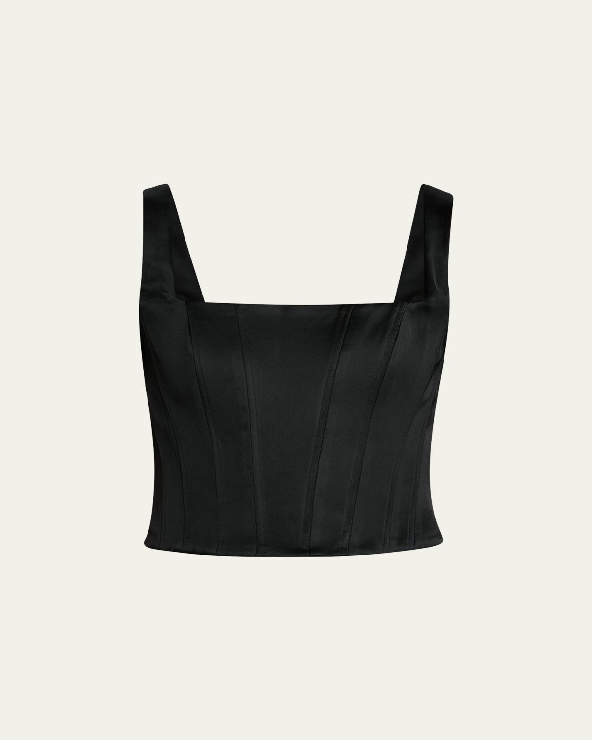 ALICE + OLIVIA Lilianna Satin Corset Top