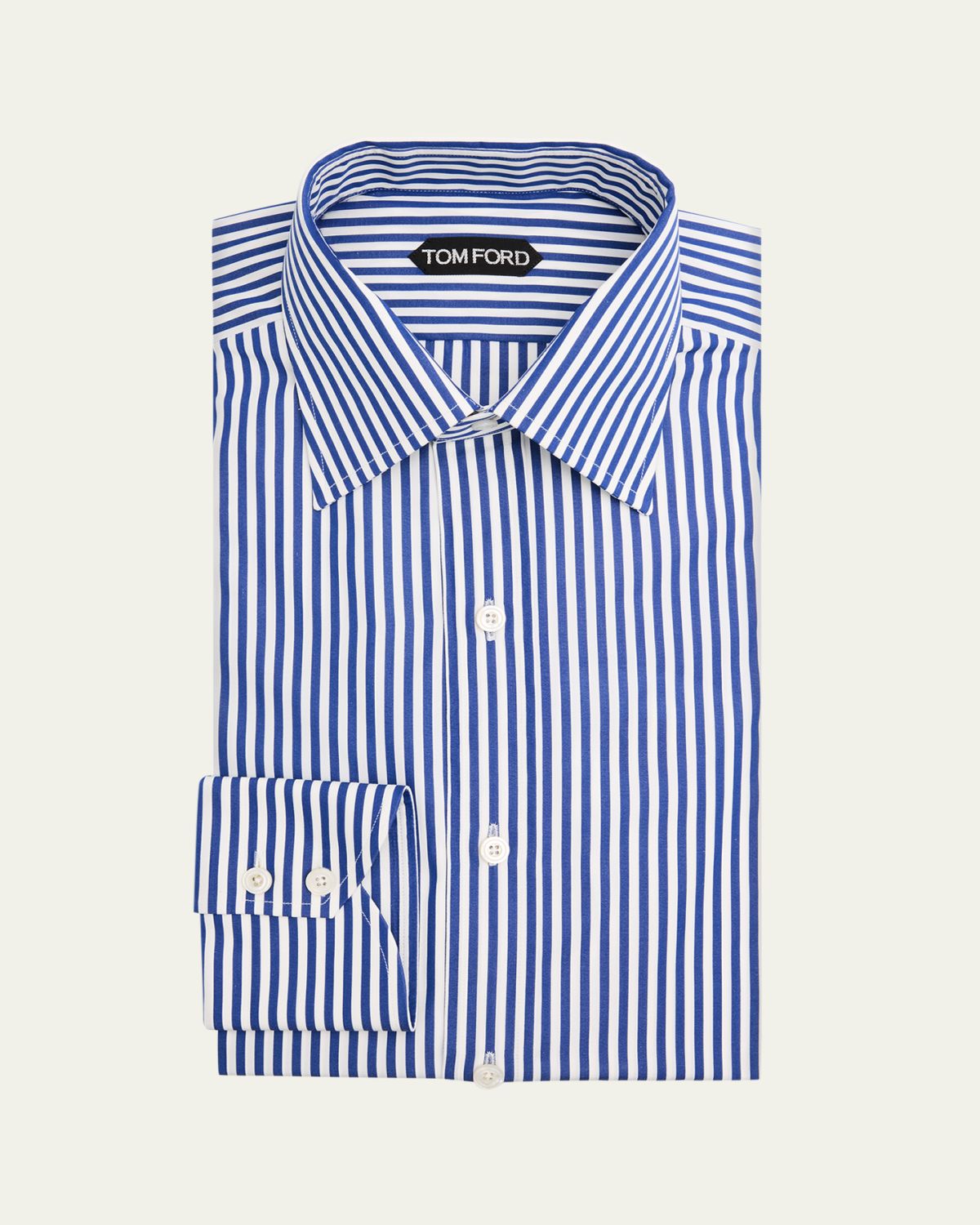 TOM FORD Men's Ladder Stripe Dress Shirt