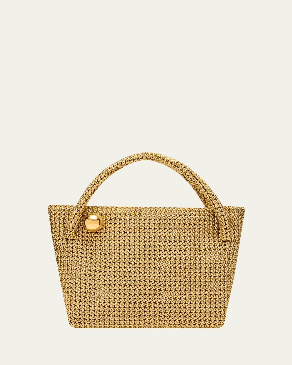 Bottega Veneta Tosca Intreccio Leather Mini Top-Handle Bag