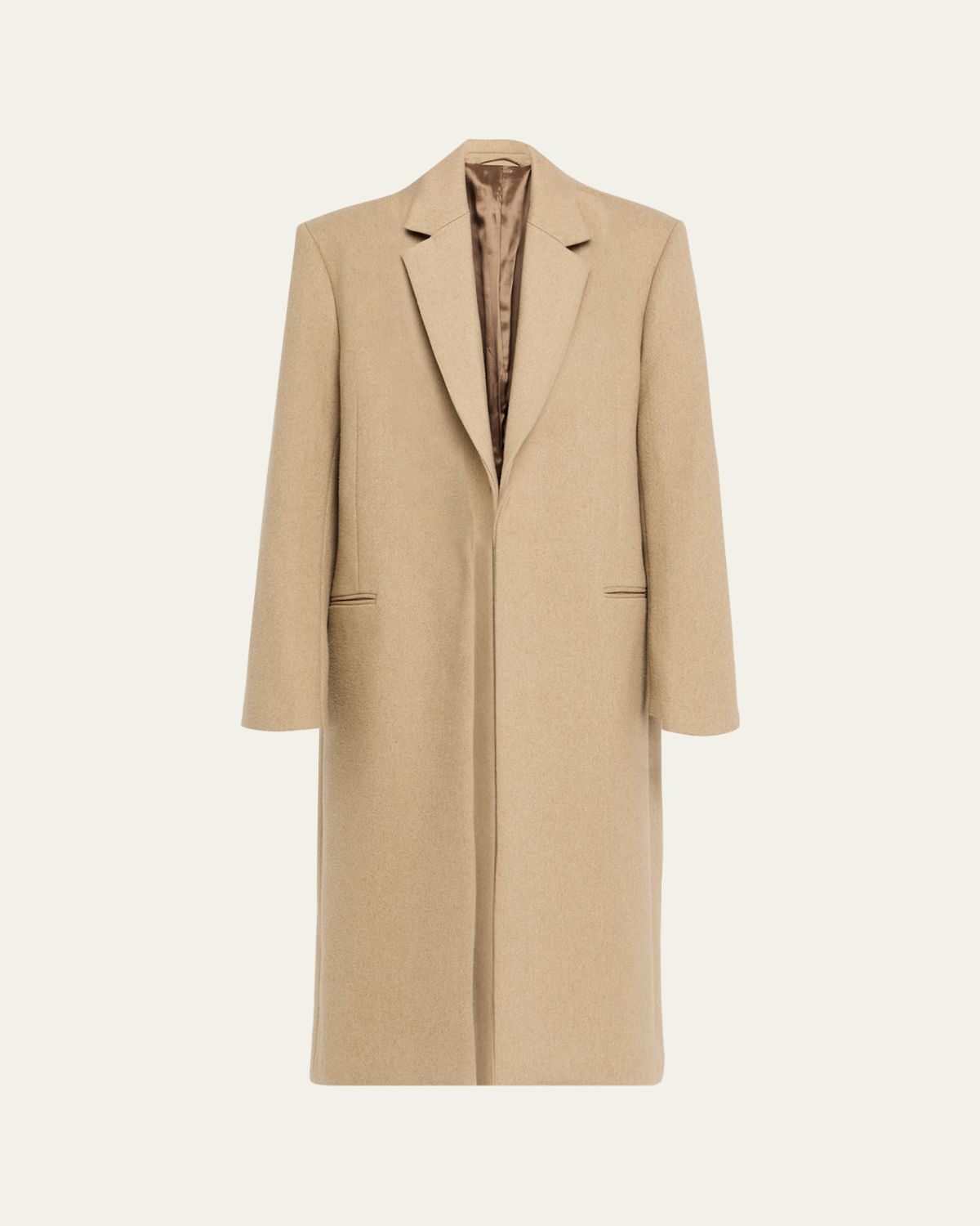 Toteme Classic Wool Single-Breasted Winter Coat