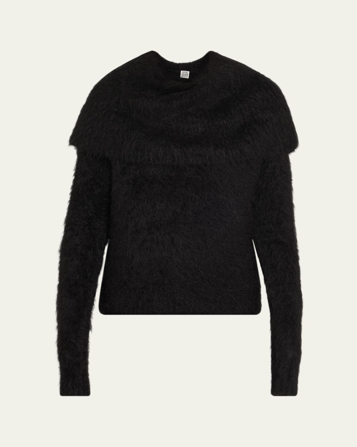 Toteme Funnel-Neck Alpaca-Blend Sweater