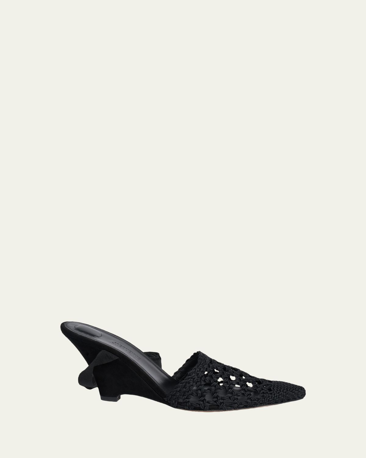 Jacquemus 80mm Les Espadrilles Ankle-Tie Wedge Mules | Thumbnail 9