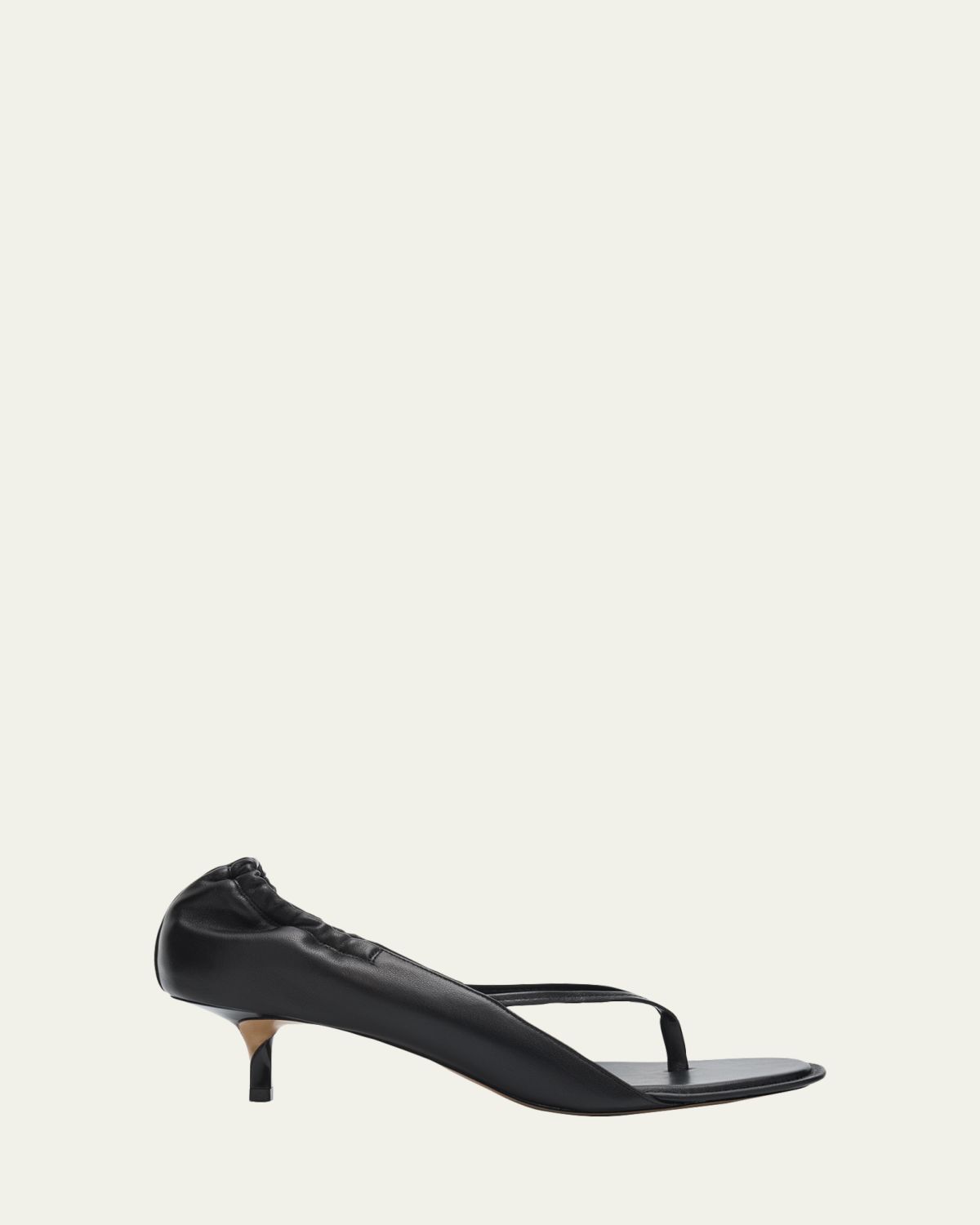Jacquemus 45mm Les Infradit Leather Thong Sandals