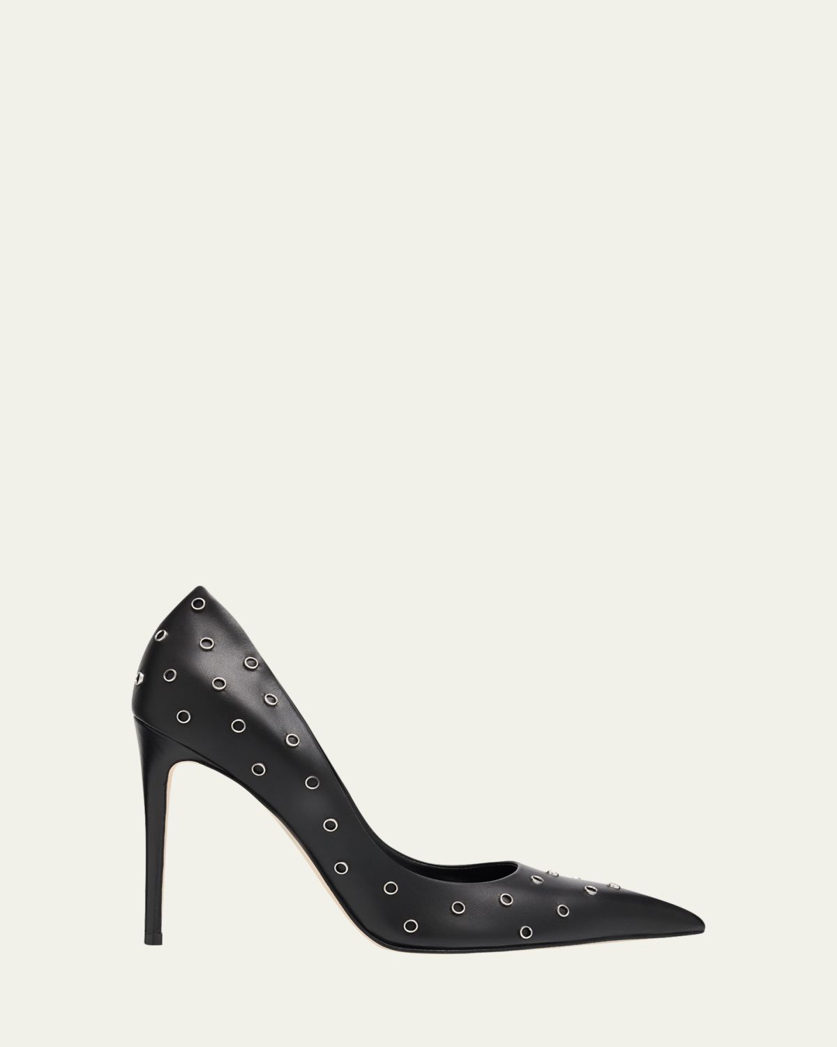 McQueen 105mm Studded Leather Pumps