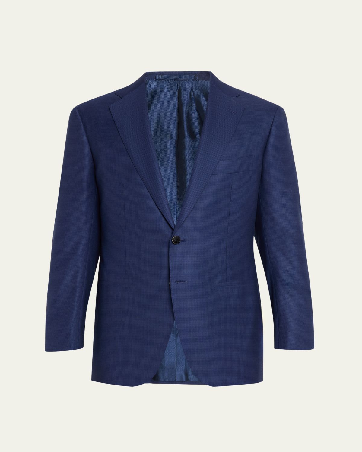 Cesare Attolini Men's Wool Mini-Check Two-Piece Suit