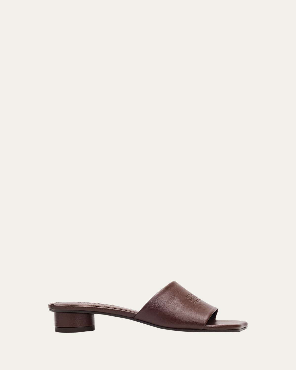 MM6 Maison Margiela 25mm Anatomic Leather Slide Sandals
