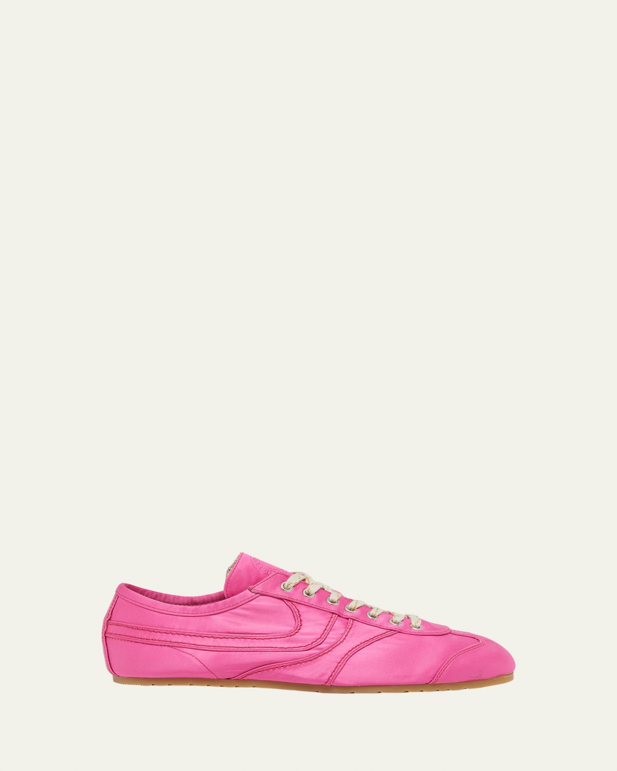 Dries Van Noten Men's Satin Low-Top Sneakers