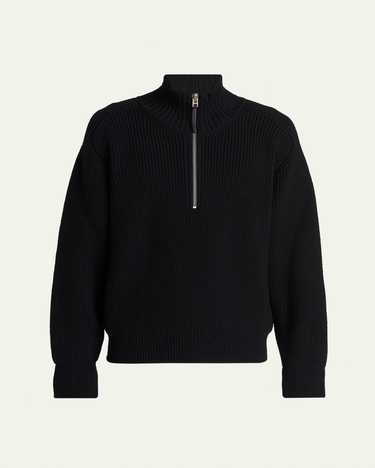 TOM FORD Men's Merino Wool Half-Zip Sweater