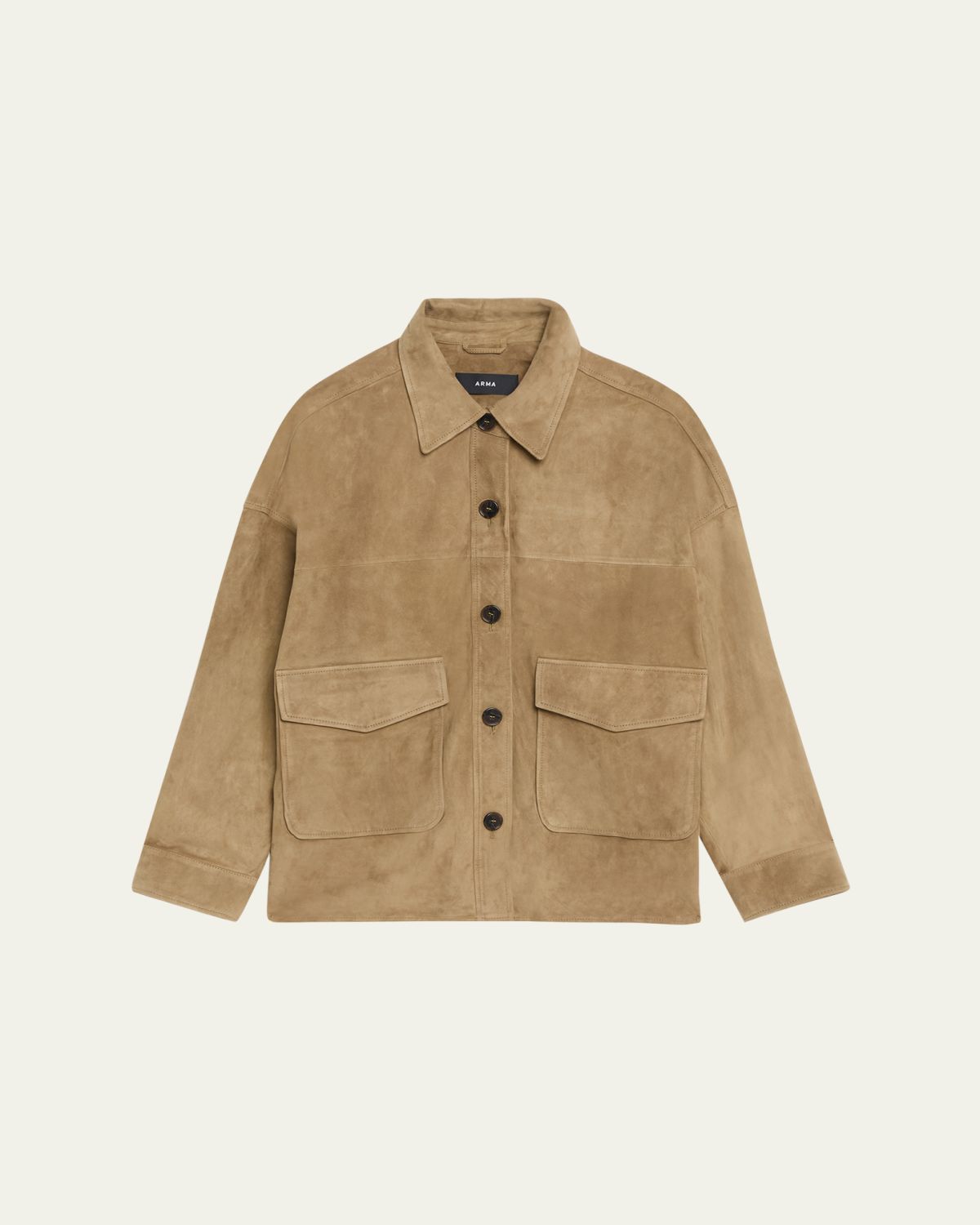 Arma Kaylee Button-Down Lambskin Suede Jacket | Thumbnail 6 Arma Kaylee Button-Down Lambskin Suede Jacket | Thumbnail 6