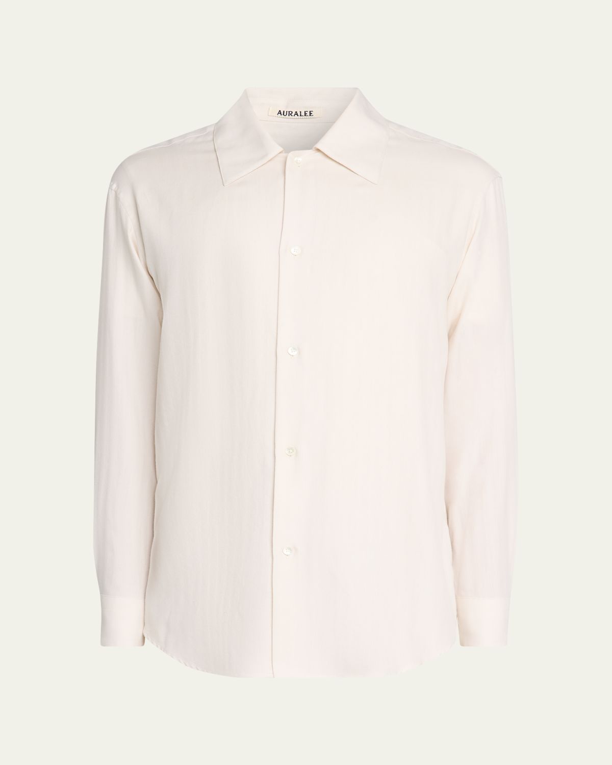 AURALEE Herringbone Wool Shirt