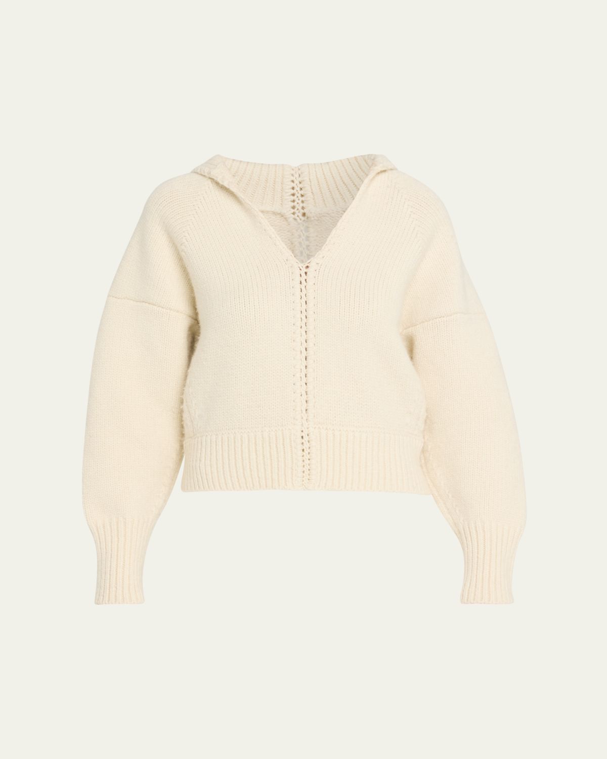 Ossou Wader Whipstitch Wool-Blend Sweater