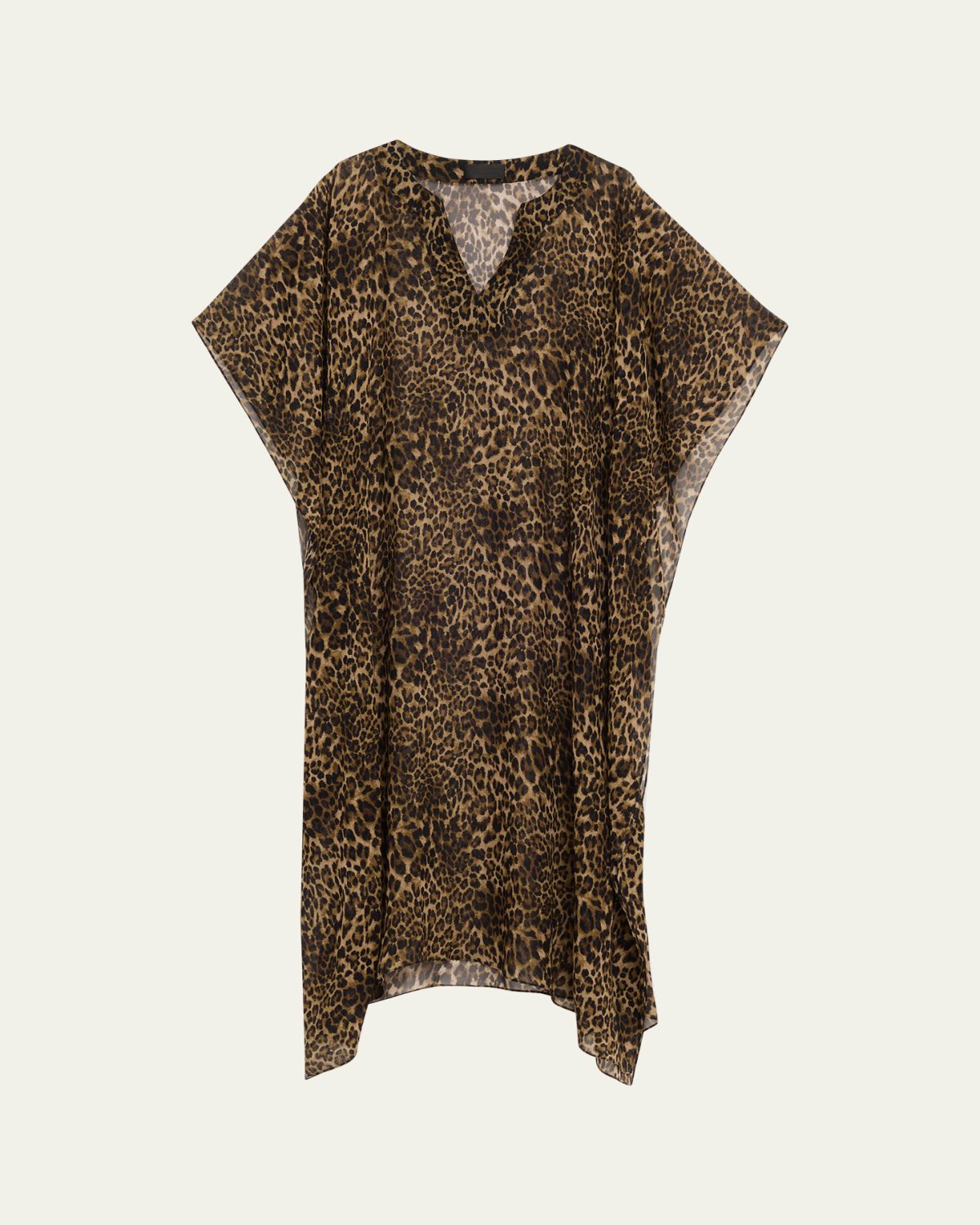 Nili Lotan Erica Leopard Kaftan Coverup