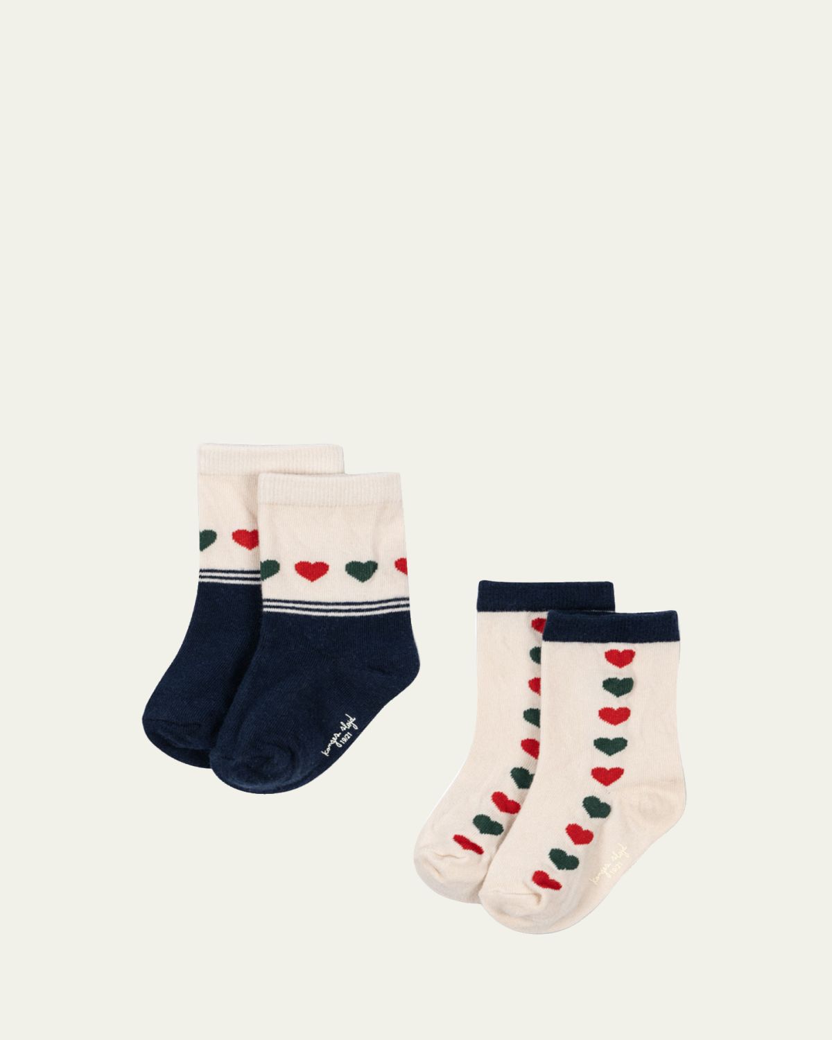 Konges Slojd Kid 's 2-Pack Jacquard Socks