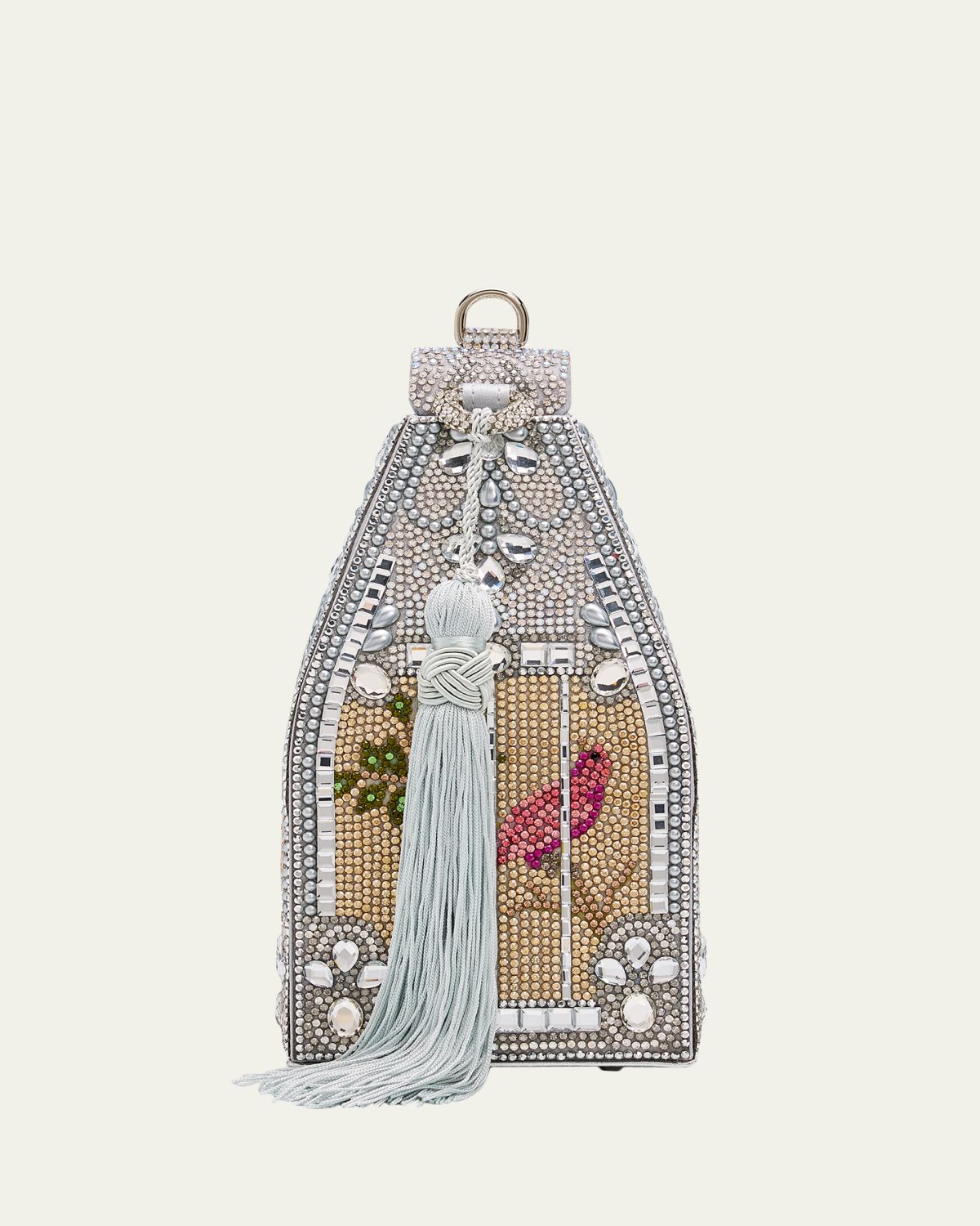 Judith Leiber Couture Landmark Birdcage Crystal Minaudiere Clutch Bag