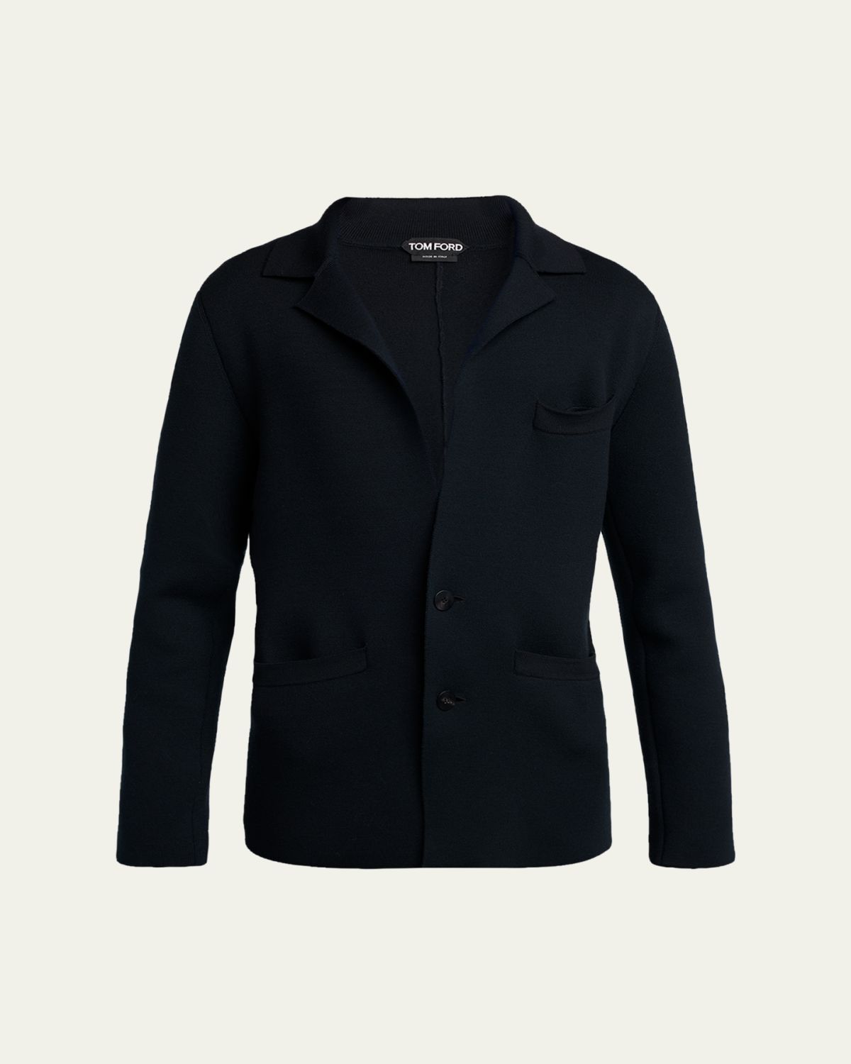 TOM FORD Men's Double-Face Wool Sweater Jacket | Thumbnail 6 TOM FORD Men's Double-Face Wool Sweater Jacket | Thumbnail 6